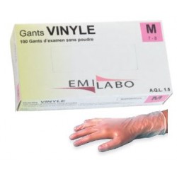 GANTS VINYLE SANS POUDRE